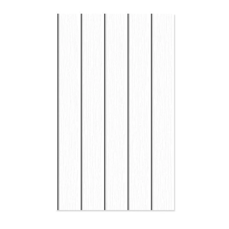 WELLYU Nordic style wallpaper white wood grain imitation wood black and white vertical stripes living room bedroom wallpaper