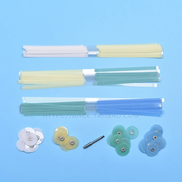 

Dental Finishing and Polishing Discs Polishing Strips Mandrel Set Dental Supplies Resin Filling Material 1SET