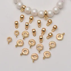 Real  Round With Hanging Loose Spacer Beads 2pcs/lot For DIY Fashion Jewelry Making Bracelet Accessories Making