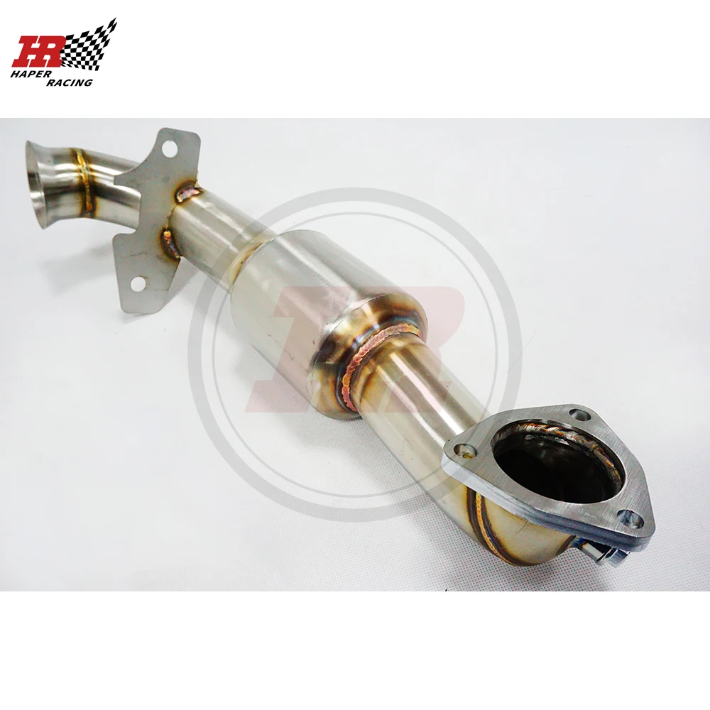 HP RACING Performance Downpipe With 200cell Cat For Mini Co oper S R56 R57 R58 R59 R60 Per geot 208 RCZ 2007-2014