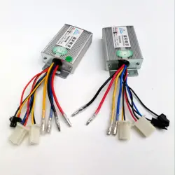 24V 36V 250W Brushed Motor DC Controller, Speed Limit Wire Or PAS Sensor Port For Electric Bicycle Scooter Accessories