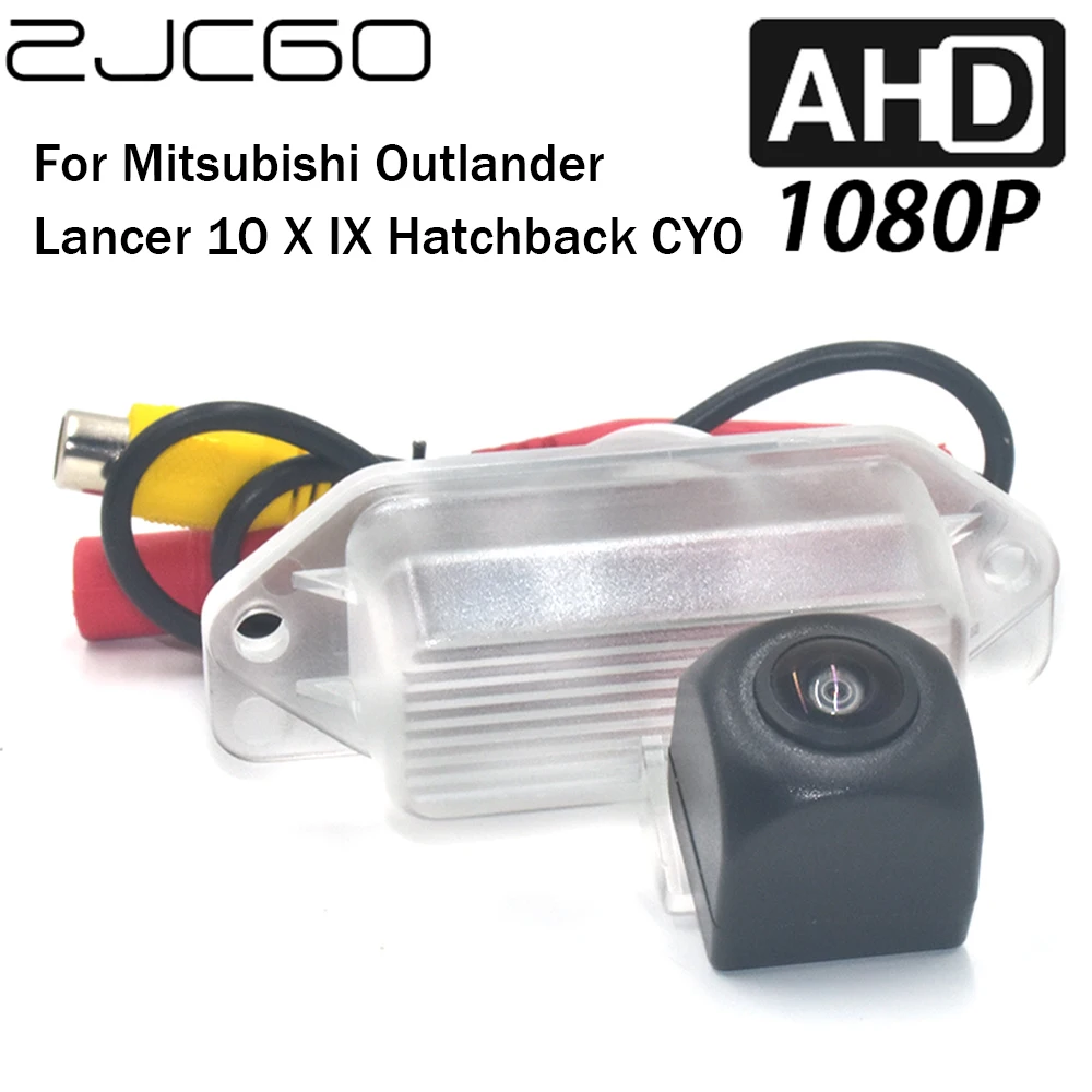 

ZJCGO Car Rear View Reverse Backup Parking AHD 1080P Camera for Mitsubishi Outlander Lancer 10 X IX Hatchback CY0