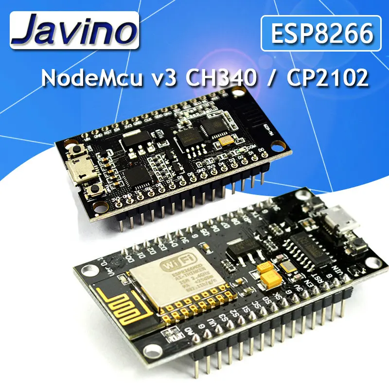 Wireless module NodeMcu V3 CH340/CP2102 Lua WIFI Internet of Things development board based ESP8266 ESP-12F with usb for Arduino