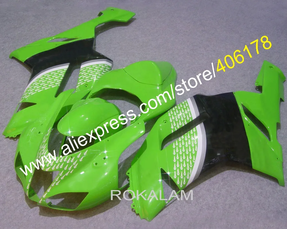 Popular Cowling For Kawasaki ZX-6R 07 08 Ninja ZX636 ZX 6R 636 ZX6R 2007 2008 Body Fairings (Injection Molding)