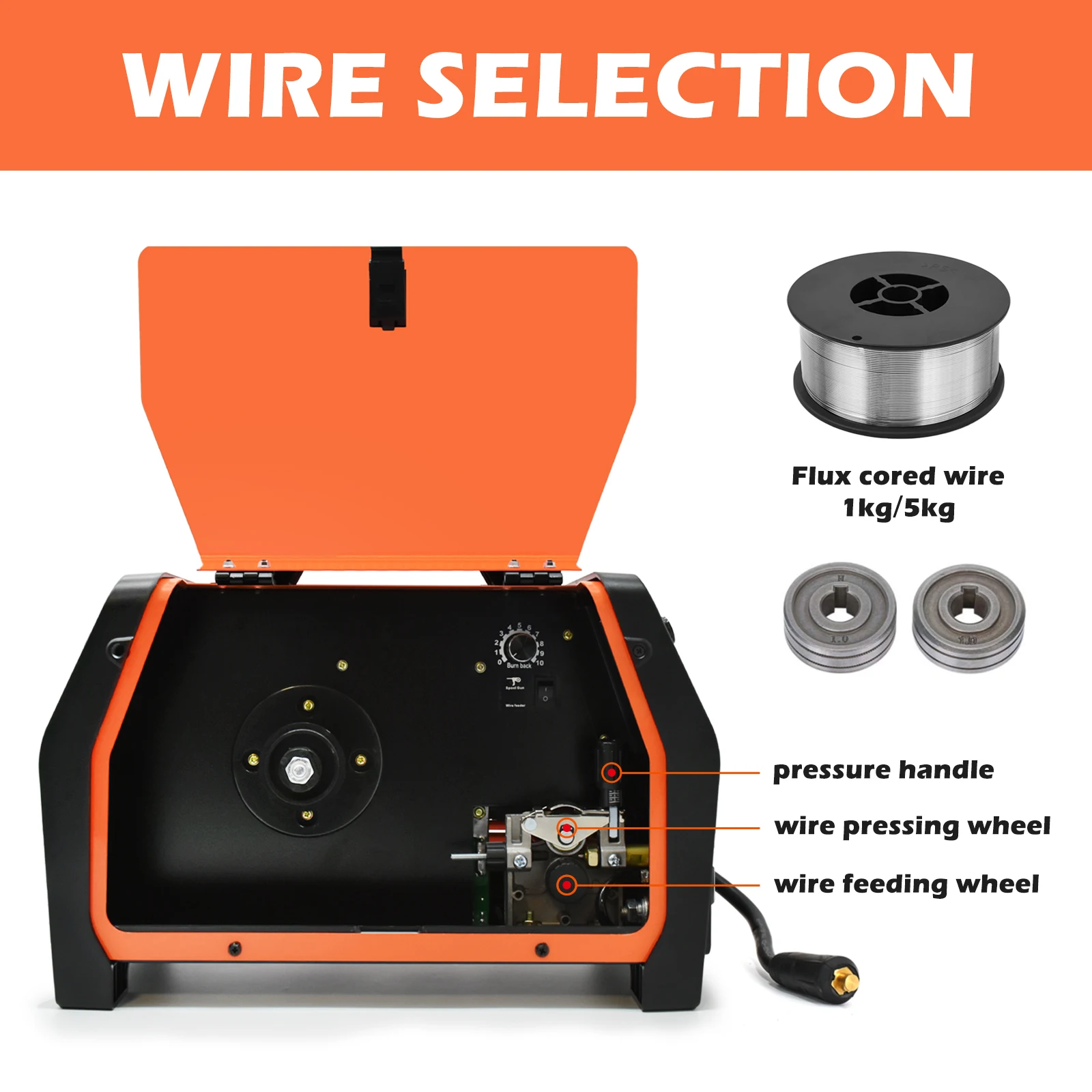 ماكينة لحام HITBOX شبه أوتوماتيكية Mig 4 في 1 عدة عاكس ألومنيوم mig Weld SYN-MIG200Pro جهاز تحكم رقمي 220 فولت