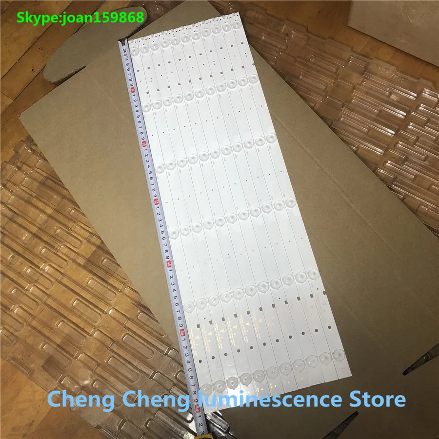 

1set=11pcs led backlight for LED55K20JD LED55EC290N LED55EC280JD 55K220 strip SVH550AB1-6LED-REV0-131030 new