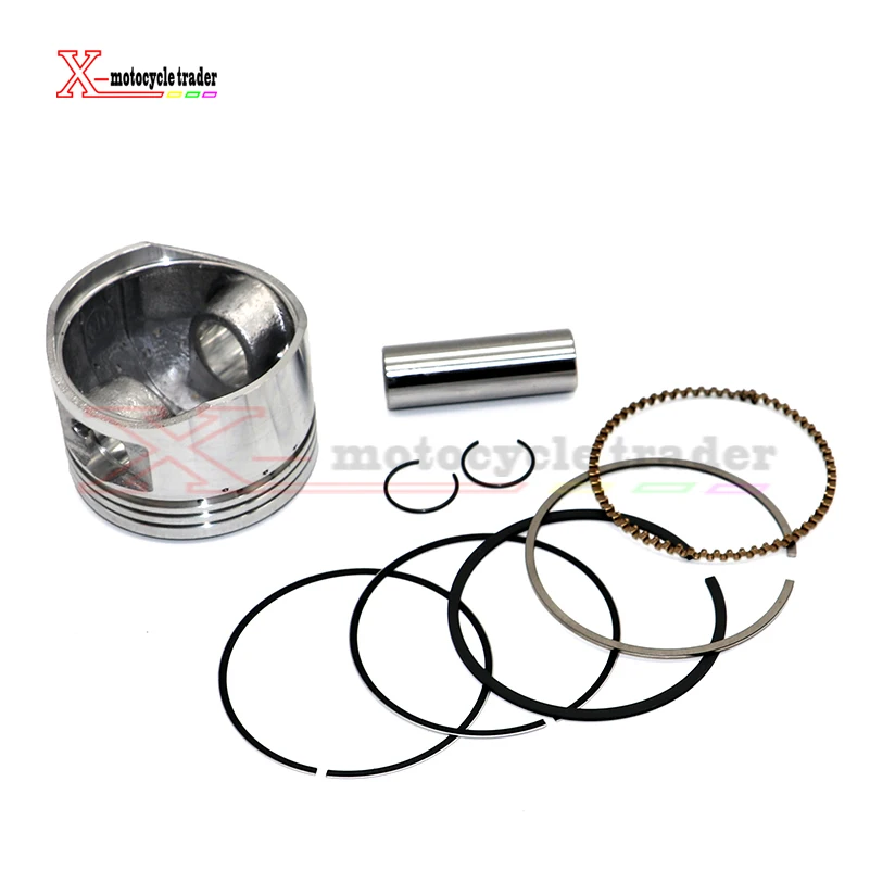 NEW LONCIN 125 CC Engine parts 125CC 52.4MM PISTON KIT RING 13MM PIN DIRT  PIT BIKE motocycle