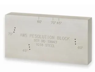 

AWS RESOLUTION 1018 steel Ultrasonic calibratiton test block