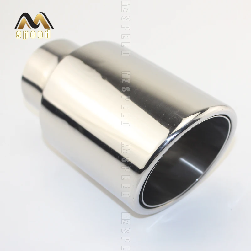 1 piece car accessories Newest Style stainless steel universal exhaust system end pipe+car exhaust tip