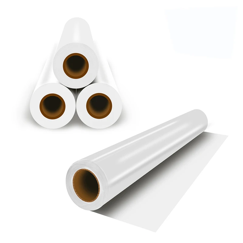 33cm*100M Roll PET film Single Sided DTF Film printing direct transfer film 75U thickness transparent Adhesive Film PET film