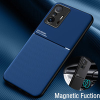 For Xiaomi Mi 11T 11 T Pro 5G Case Car Magnetic Holder Leather Armor Phone Case For Mi 11T Pro Mi11T Pro Soft Bumper Back Cover