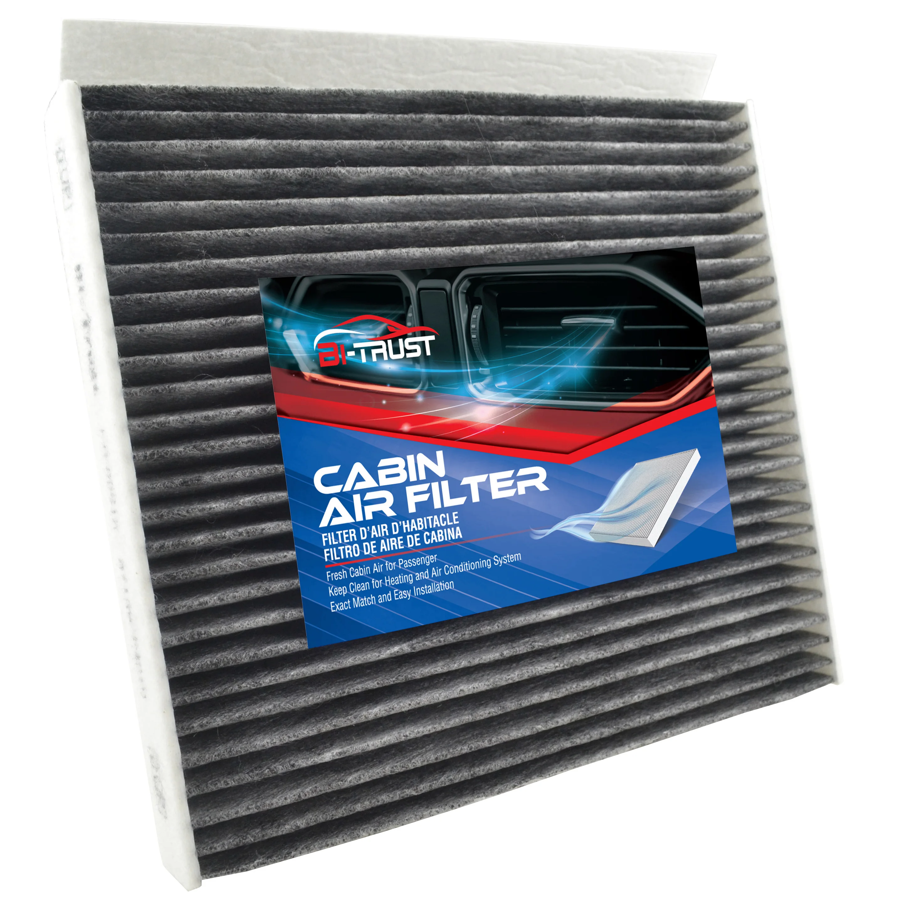 Bi-Trust Cabin Air Filter Replacement for Toyota C-HR L4 2.0L 2018 2019 2020 87139-F4010