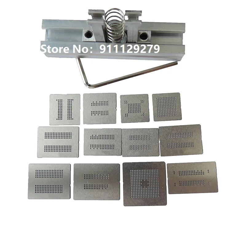 Memory Direct Heat BGA Reballing Stencils Template Holder Jig For DDR1 DDR2 DDR3 DDR5 DR2-3 DDR3-2 GDDR5 Welding Rework Repair