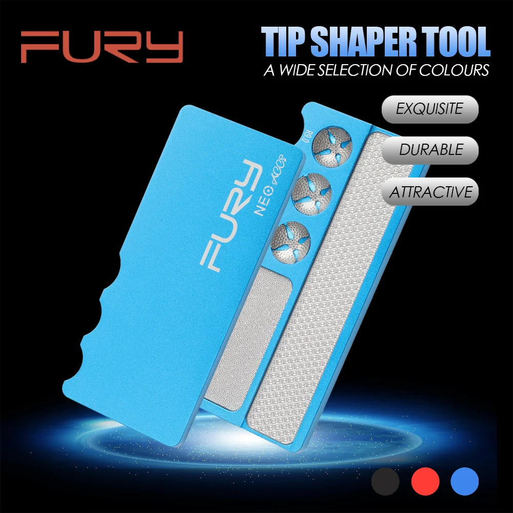 FURY Durable Metal Multifunction Tip Repairer 3 Colors Options Tip Shaper&Pricker Tool Conveninent Billiard Accessiories