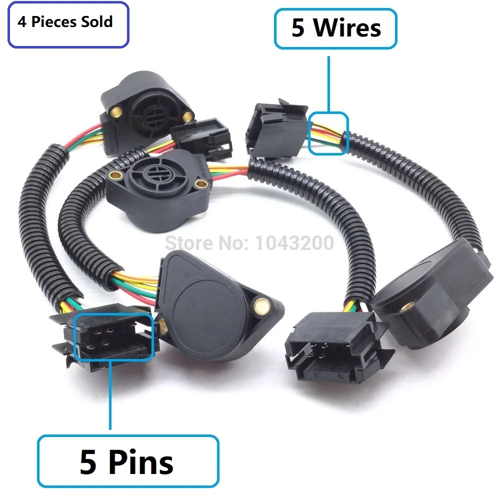 5 Wires New Accelerator Speed Pedal Sensor OE# 3171530 20504685 1063332 21915486 20715967 21116880 20893518 FOR VOLVO TRUCK FH