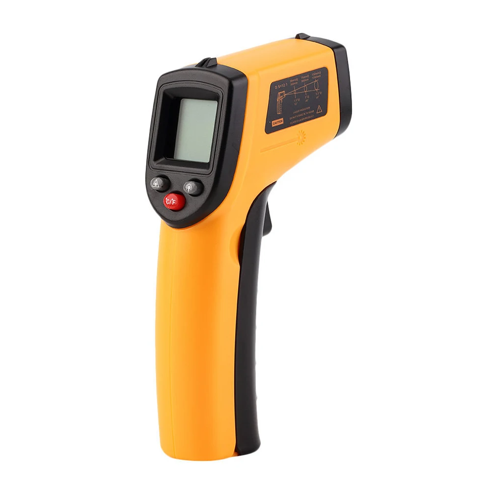 Digital Infrared Thermometer -50~400℃ Laser Temperature Meter Gun Digital LCD Industrial Outdoor Laser Pyrometer IR Thermometer