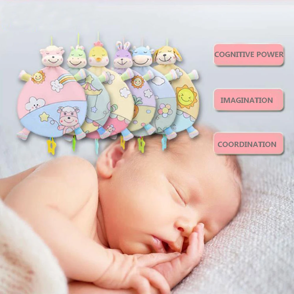 Baby  Cute Animal Soothe Appease Towel Soft Plush Comforting Toy Pacify Soothing Towel Plush Toys