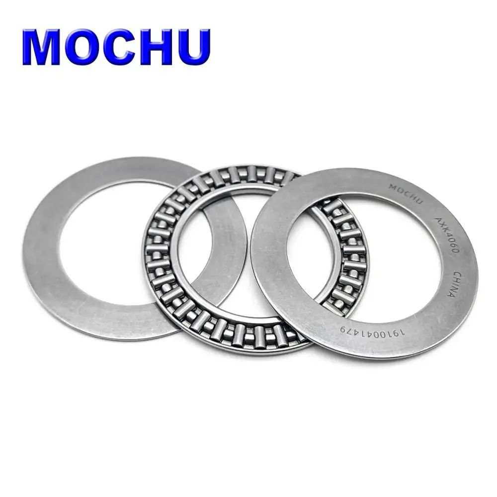 

MOCHU AXK4060 40X60X3 AS4060 40X60X1 AXK4060+2AS Needle Roller Thrust Bearings Bearing Washers Axial Cage and Roller