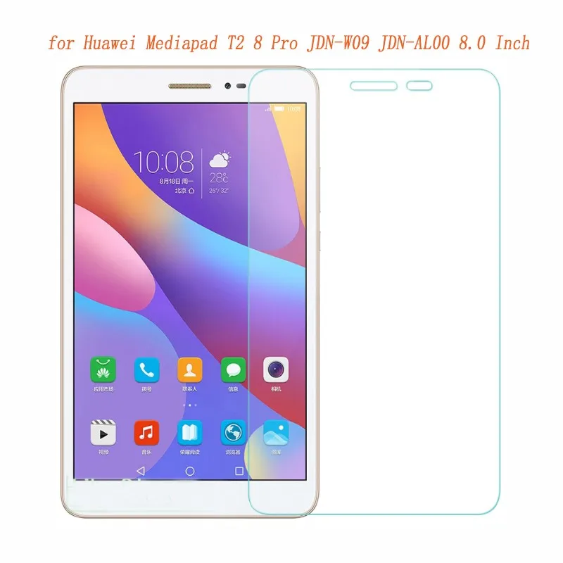 9H Tempered Glass for Huawei Mediapad T2 8 Pro 8.0 Inch Tablet Screen Protector Film For Huawei JDN-W09 JDN-AL00 Glass Guard