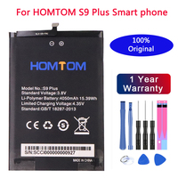 100% New High Quality Original homtom S9 Plus Battery 4050 mAh for HOMTOM S9 Plus Smart Phone +Free Tools