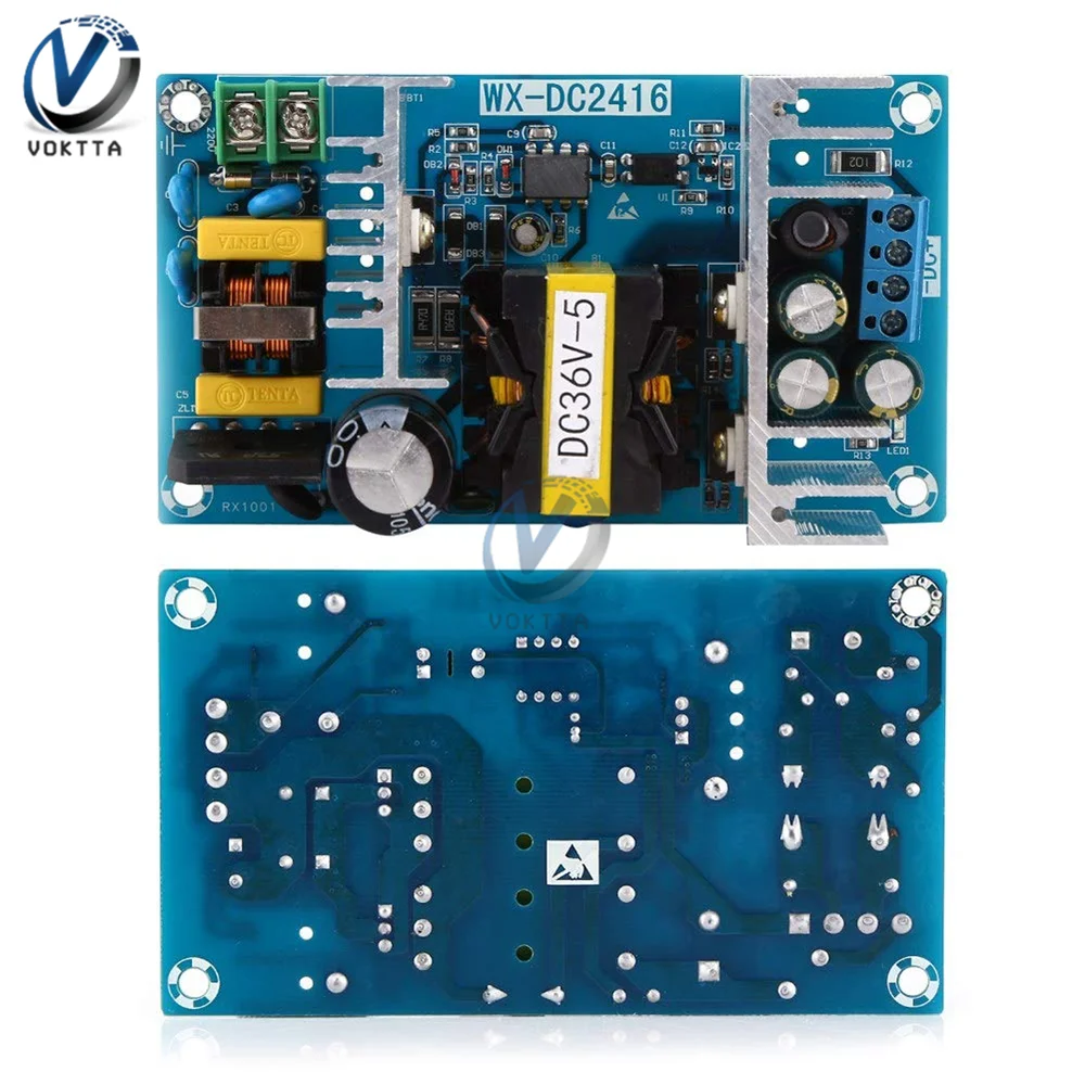 AC to DC 36V 5A 180W Switching Power Supply Board High Power Regulated Transformer Industrial Power Supply Module  AC100-240V