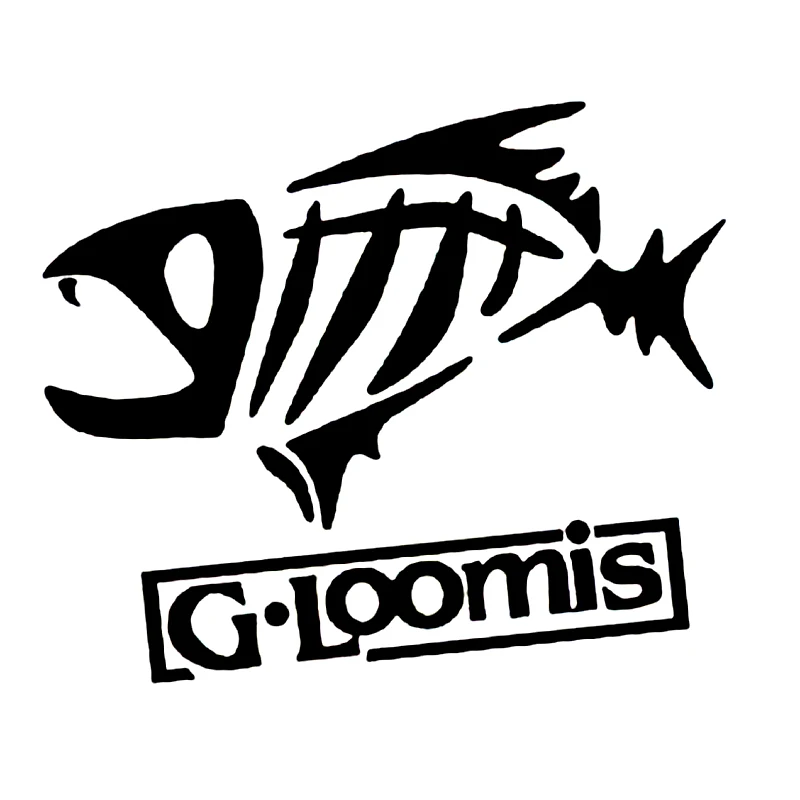 

New interesting G-loomis Go Fishing Car Sticker Car Rearview Mirror Vinyl Decal Car Styling PVC 14cm X 11cm