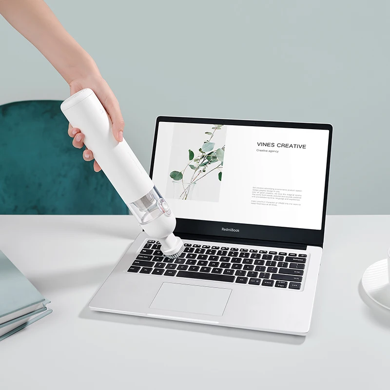 Xiaomi Mijia เครื่องดูดฝุ่นไร้สายแบบใช้มือถือ13KPa ดูด2 2โหมดล้างทำความสะอาดได้ HEPA Filter 30Min ยาวนาน