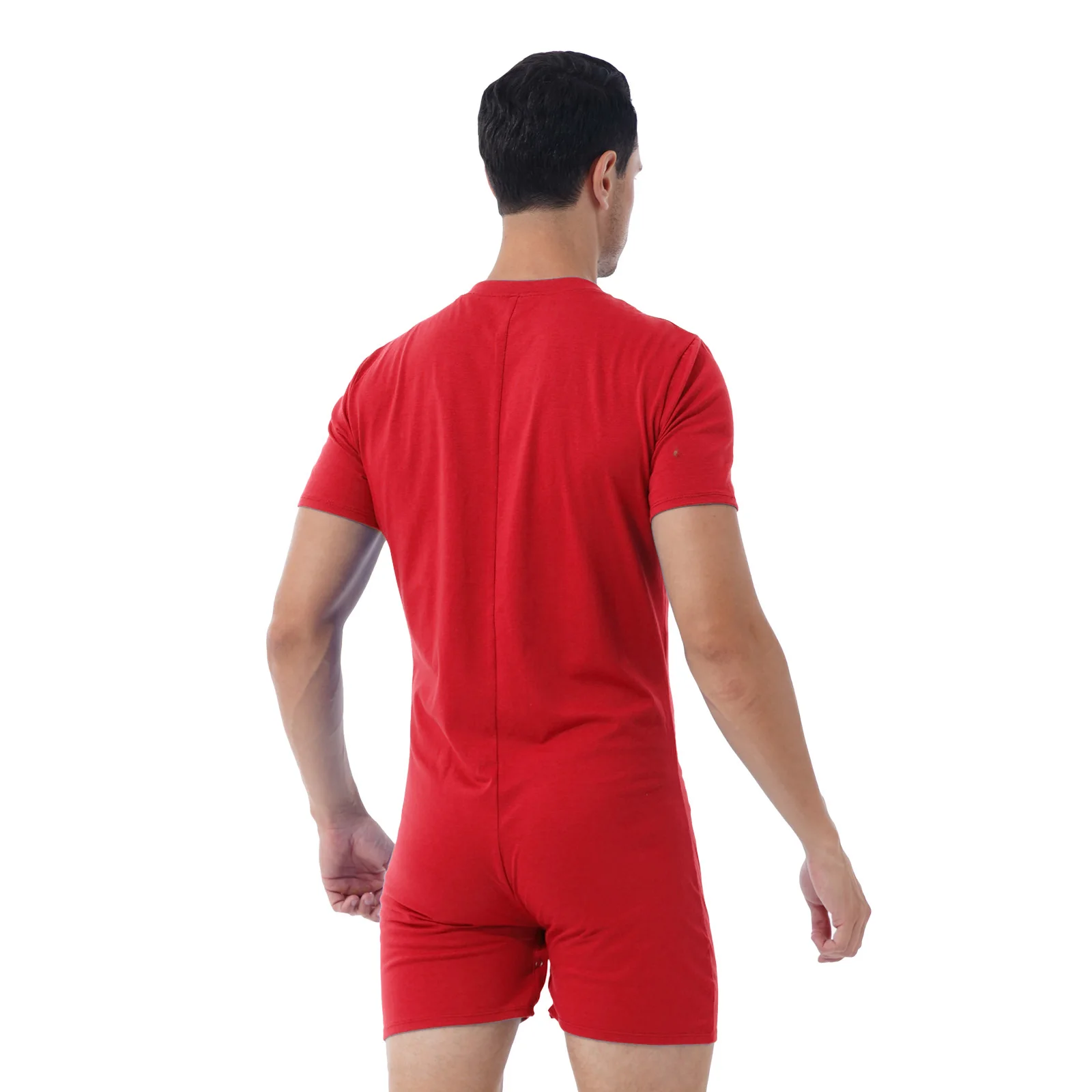 Men Summer Water Sports Exercise Running Fitness Body Building Jumpsuit Casual One-pieces Rompers for Yoga Workout Biketard