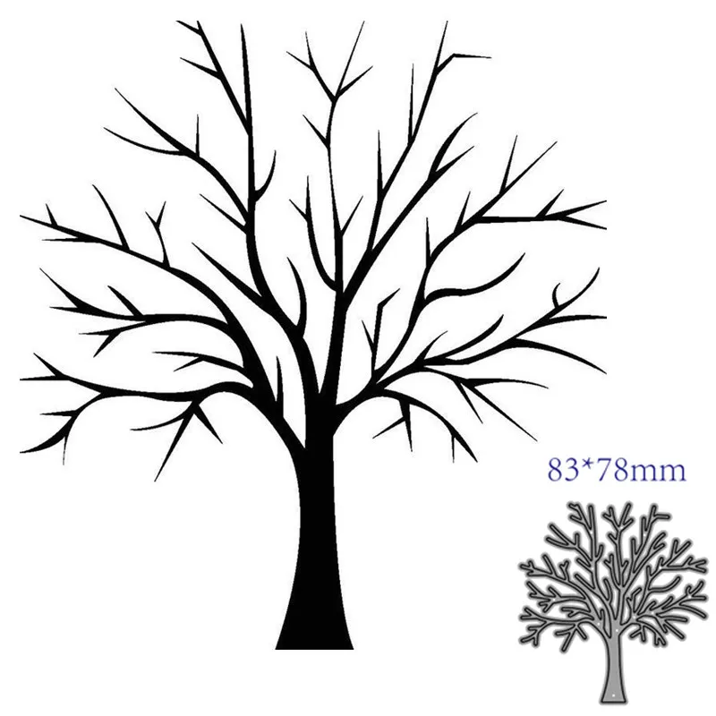 

Металлические режущие штампы форма "деревья" украшения для скрапбукинга бумаги ремесло Нож Форма лезвие штампованные трафареты
