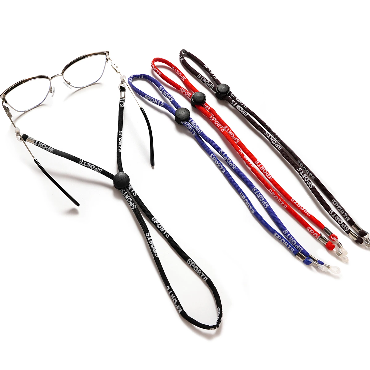 1 Pack Adjustable Anti-Slip Glasses Strap (60cm/23.62inch),Polyester Eyewear Retainer for Adults, Sports Anti-Loss Hanging Rope