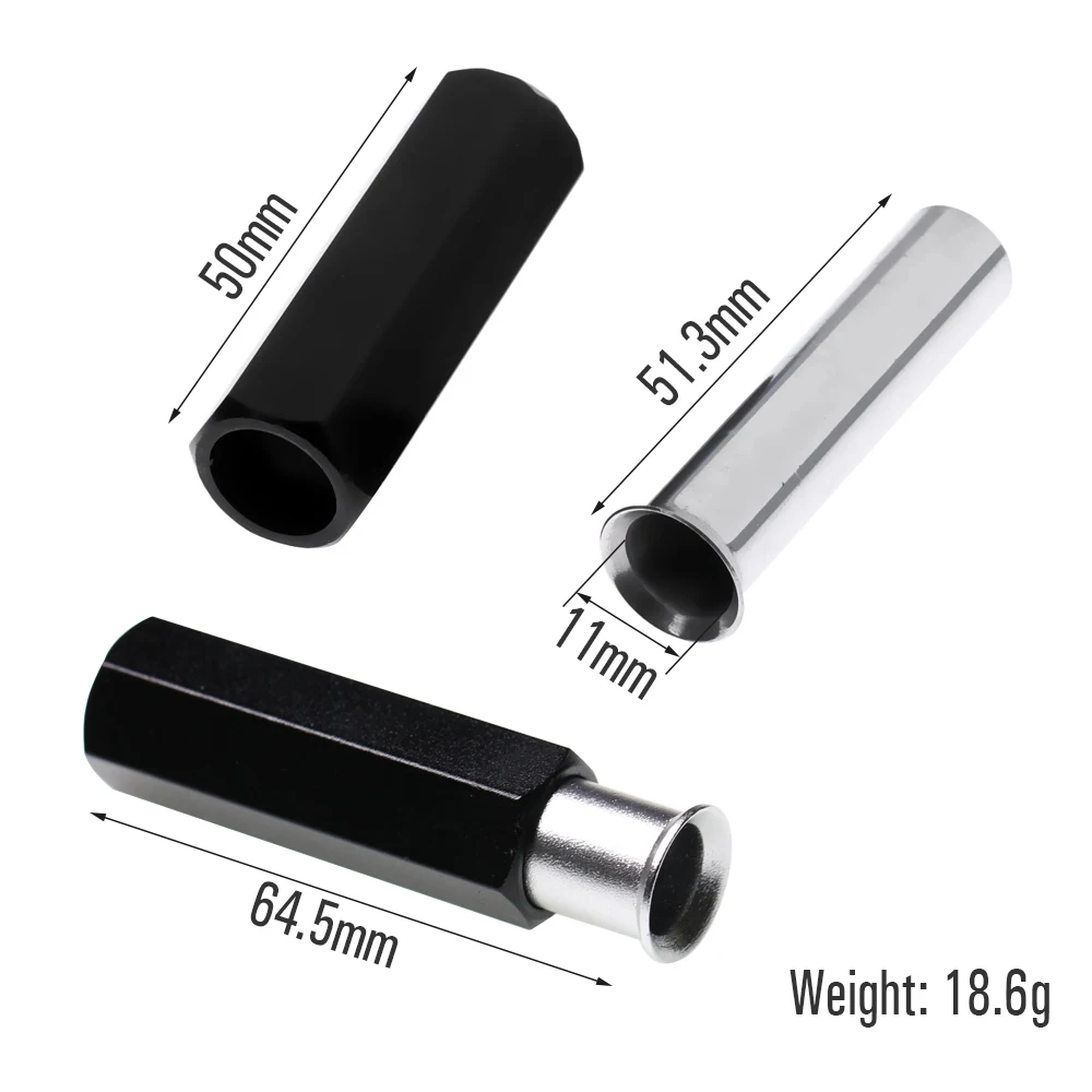 ICERIO Apilador de pelo hexagonal en aluminio negro para moscas - imagen 4