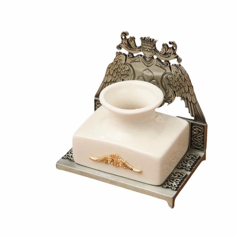 New Copper Butterfly Calligraphy Painting Ancient Calligraphy Ink Tank ,glass Dip Pen  Rack, Pen Holder