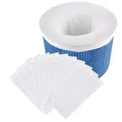 Conjunto de meias de nylon para armazenamento, conjunto de 5, 10, 15 ou 20 peças, para piscina, cestas, escumadeiras, cor branca