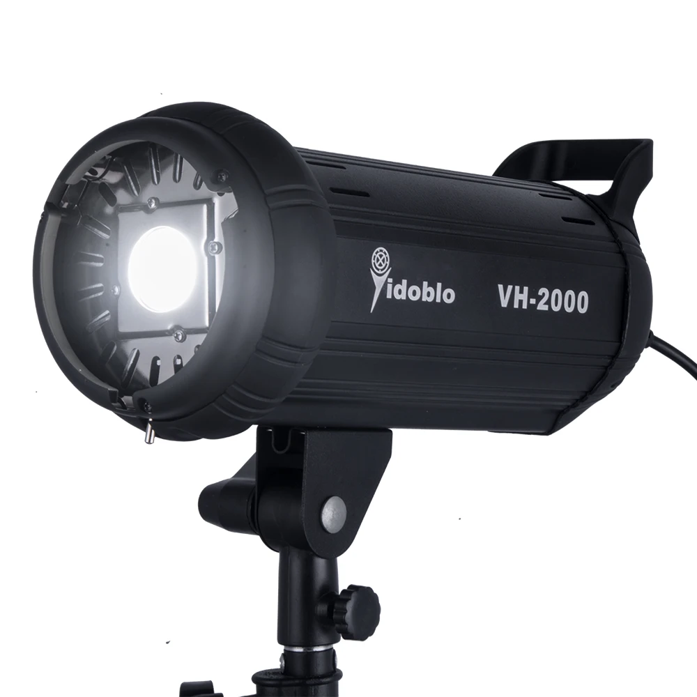 LED Studio Lights 200W Fill Lighting for Video Yodoblo VH-2000 Bi-color 3200K Video Lamps Shooting 5500K Black