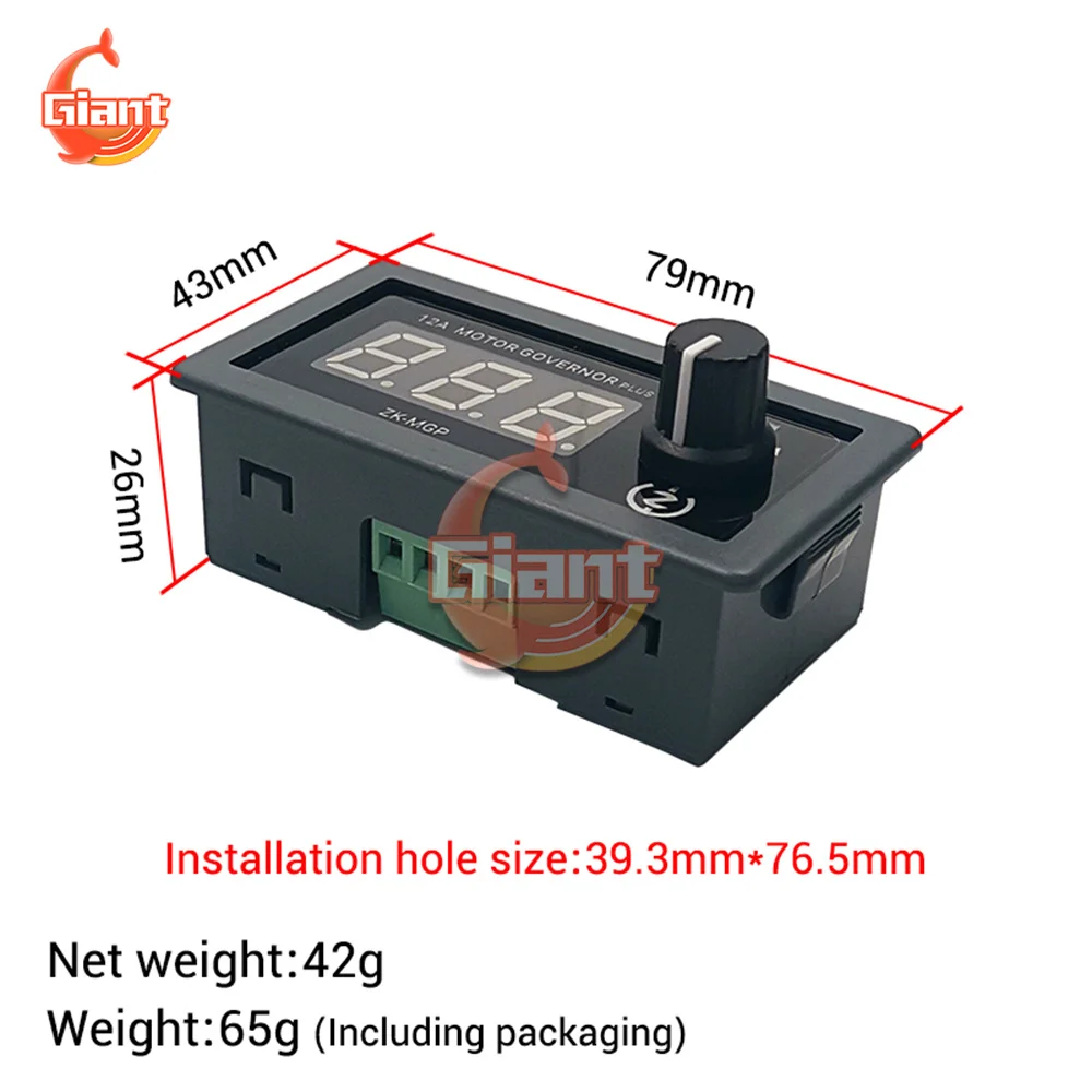 Mgp DC5-30V 12A 360W Pwm Dc Motor Speed Controller Motor Led Verlichting Dimmen Trage Start Trage Stop
