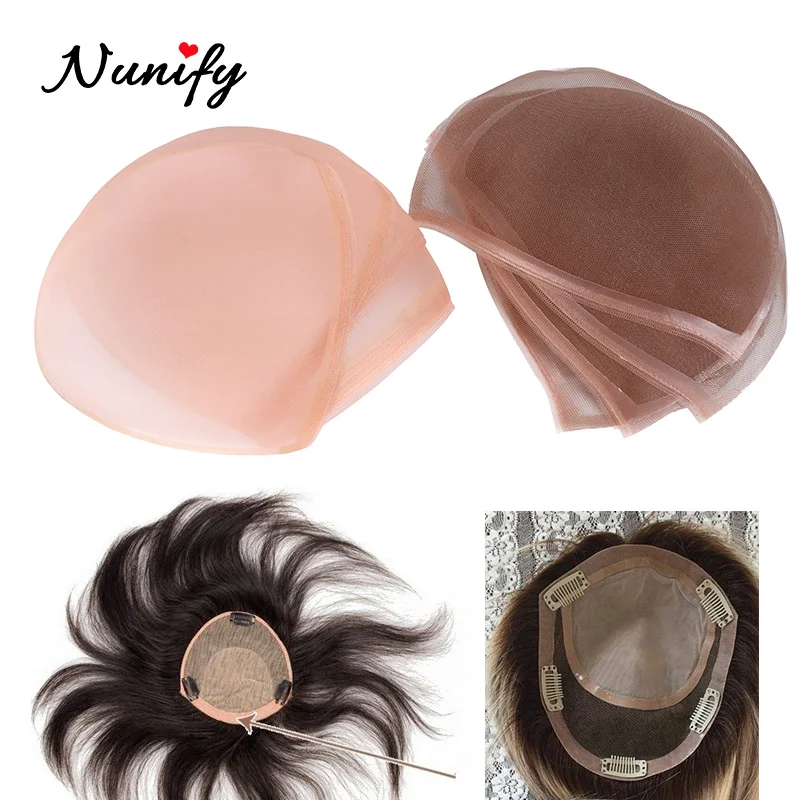 Nunify Front Lace Wig Lace For Wig Making Wig Closure Lace Wig Toupee Mono Wig Beige Color Foundation Akcesoria do włosów Tkanie