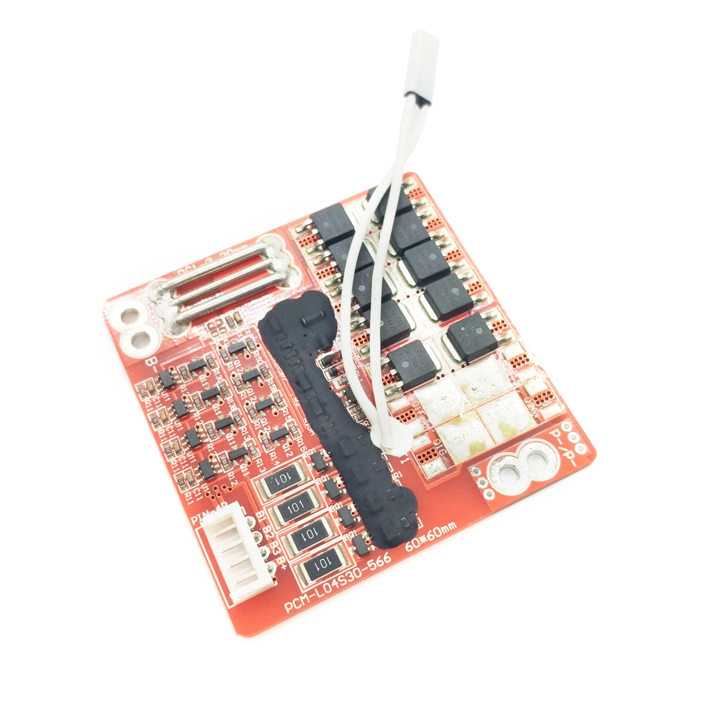 PCM-L04S30-566 (Lý 4S20A) Tùy Chỉnh PCM BMS Mạch Bảo Vệ Mô Đun Cho Li-ion Lõi Pin Li-polymer Gói