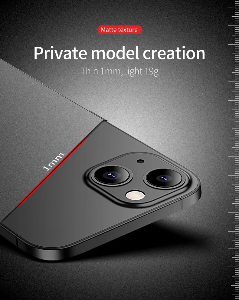 Hüllen für APPLE iPhone 17 16 17e 16e 15 14 13 12 Pro Max Mini Plus Air Ultra Slim Matte Hülle aus Hartplastik Stoßfeste Abdeckungen – Detail 6