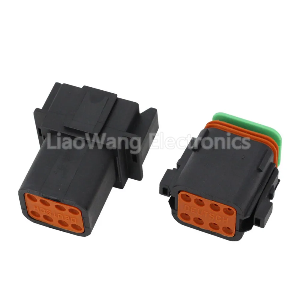 1 Set Schwarzer Deutsch DT Steckverbinder DT06-2S/DT04-2P 3P 4P 6P 8P Wasserdichter Elektrischer Stecker für Automotoren mit Pins 22-16AWG – Detail 23