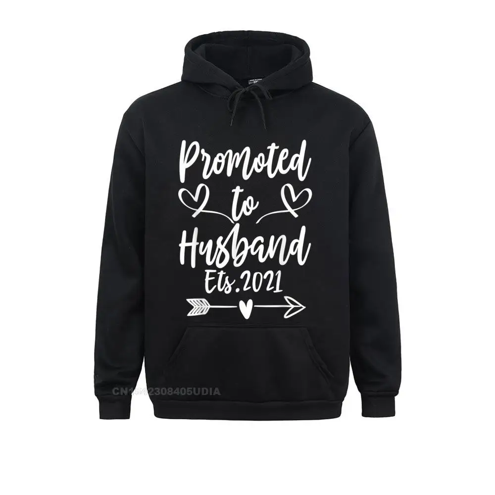 Promoted To Husband Est Soon To Be Husband Gifts Hoodie Long Sleeve Hoodies Autumn Student Sweatshirts Funny Sportswears Newest