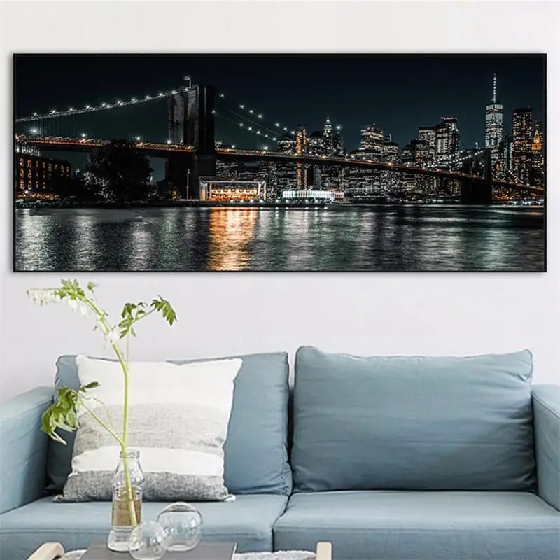 

Нью-Йорк, Бруклин, планшетофон, Картина на холсте, Настенная картина, Картина на холсте, домашний декор