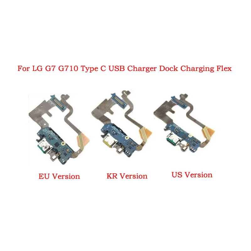Оригинал для LG G7 ThinQ G710 Версия EU/KR/NA Тип C зарядный порт док-разъем гибкий кабель Оригинал для LG G7 ThinQ G710 Версия EU/KR/NA Тип C зарядный порт док-разъем гибкий кабель