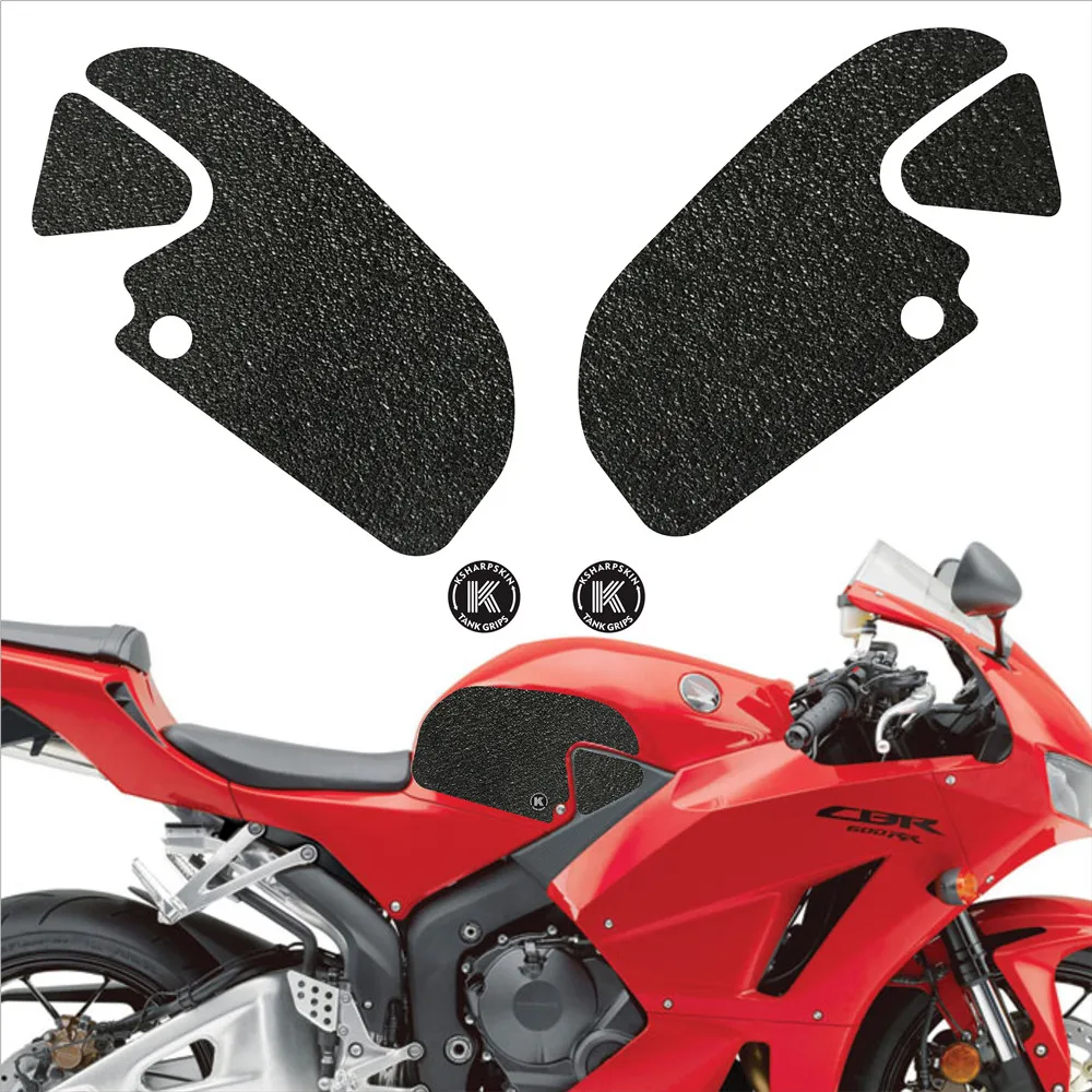 

KSHARPSKIN Fuel tank grip motorcycle sticker Fuel tank side protection decal for HONDA 13-18 CBR600RR 13-18 CBR600RR ABS