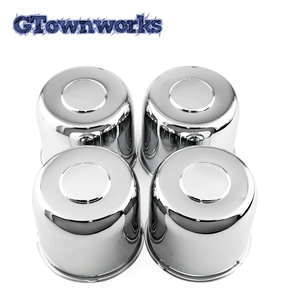 4pcs 124mm Push Through Center Caps For 4.90