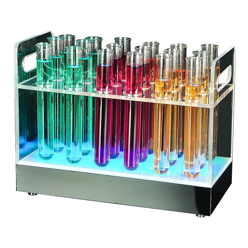 Led Luminous Bar Tube Rack Luminous Colorful Drop-Resistant Crack-Resistant Transparent KTV Tube Rack