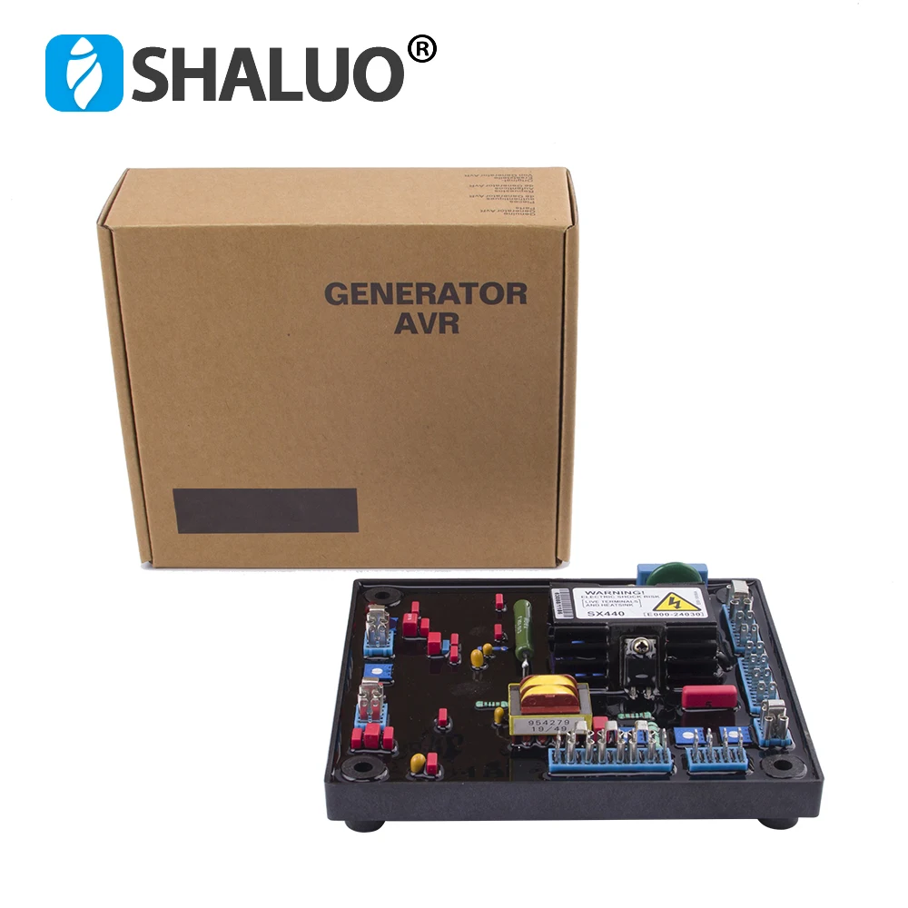 SX440 AVR Generator Regulator Automatic Voltage Control Module 200KW Single 3 Phase AC Brushless Alternator Voltalge Stabilizer