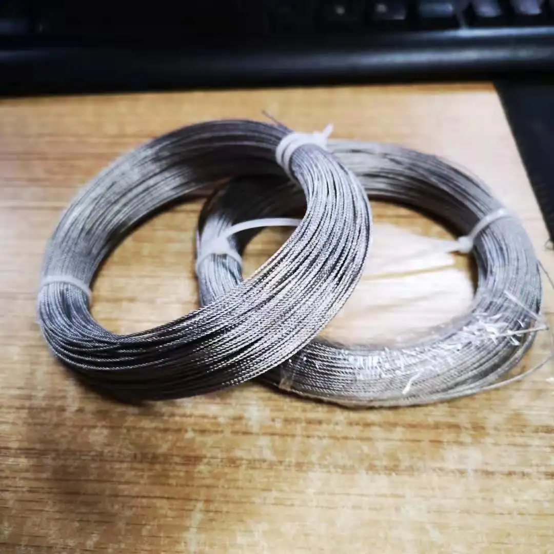 50M/100M 1mm Diameter 7X7 Construction 304 Stainless steel Wire rope Alambre Softer Fishing Lifting Cable