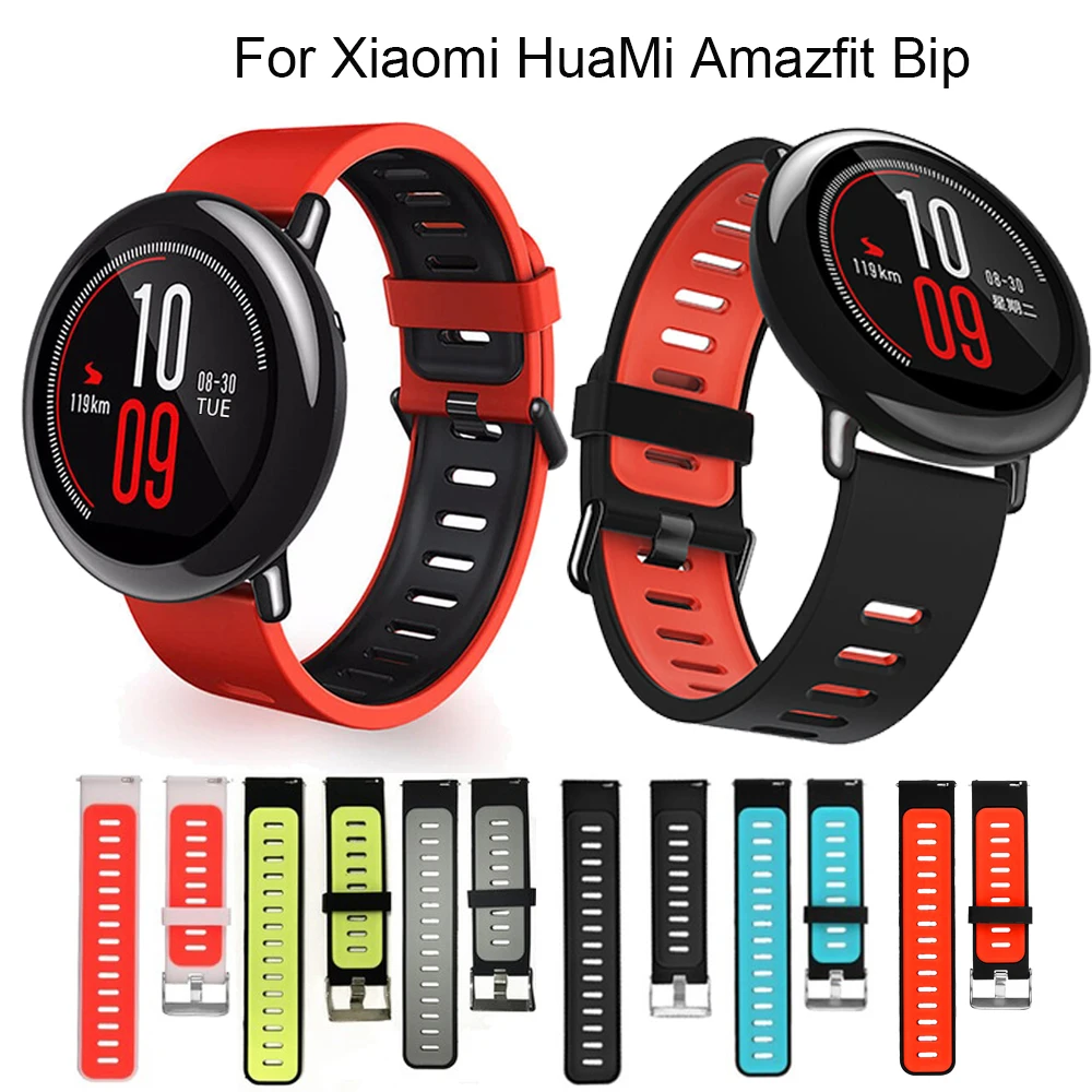 For Xiaomi Huami Amazfit Stratos 2 2S for Xiaomi Huami Amazfit PACe bracelet strap smart watch band 22mm Soft silicone Wristband