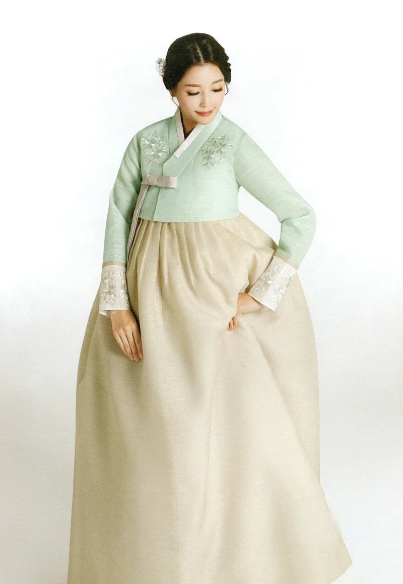 Hanbok Korean Original Imported Hand-embroidered Hanbok New Hanbok Large-scale Event To Attend Acting Costumes