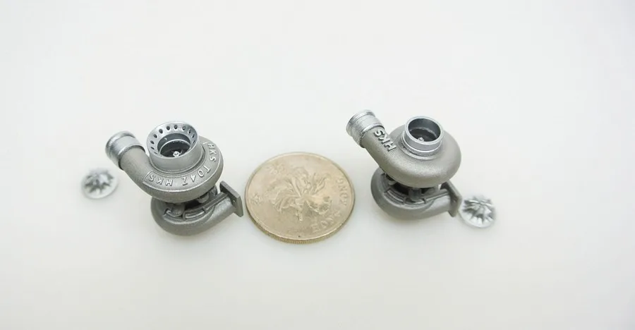 1:10 1/18 1/24 Drift Climbing Flat Running Car Modification Parts Turbocharger Turbo Static Model